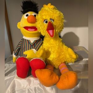 Sesame Street Plush Burt and‎ Big Bird